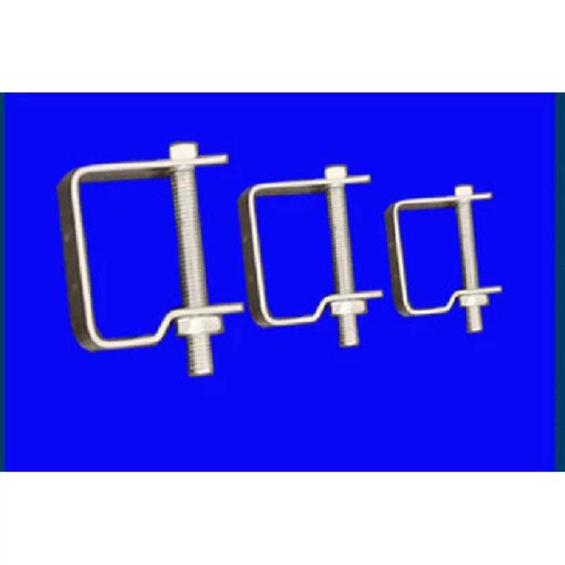 Ανοξείδωτο χάλυβα FRP GRP GRP Grating C Clip με καρφί και μπουλόνι